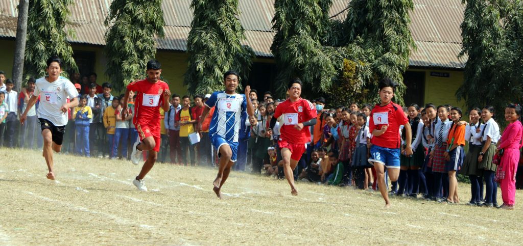 लेटाङमा राष्ट्रपति रनिङ शिल्ड प्रतियोगिता