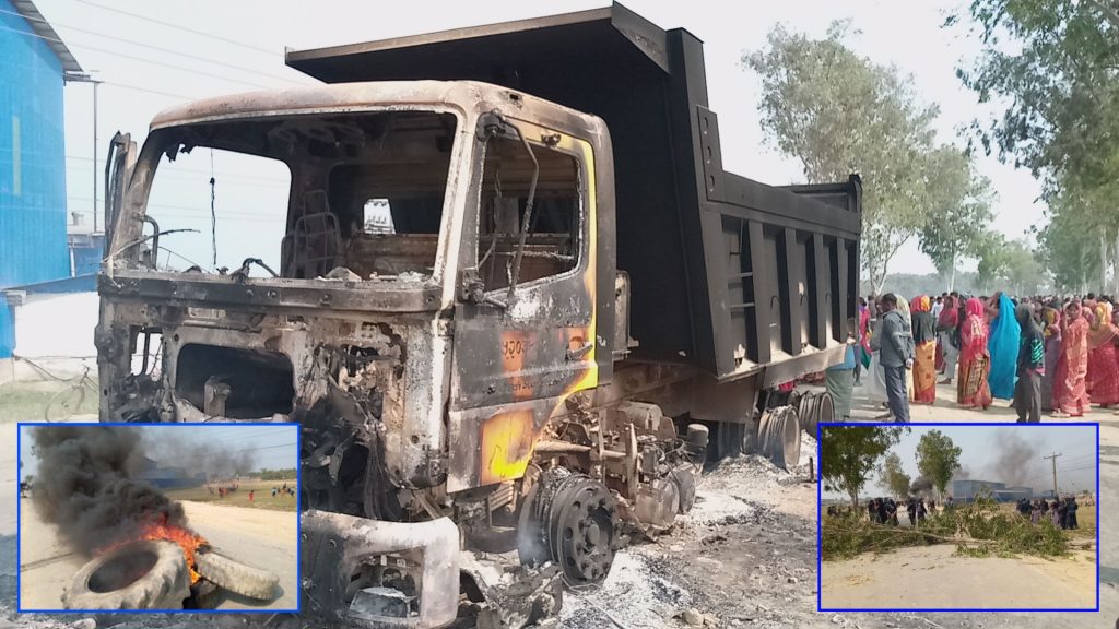 घिनाघाट–विराटचोक सडक खण्ड अवरुद्ध (फोटो फिचर)