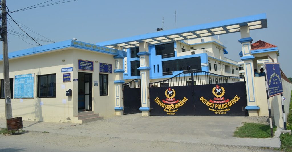 बिहान र बेलुका थप कडाई गर्दै मोरङ प्रहरी