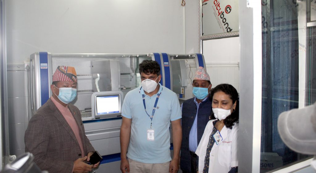 कोशी अस्पतालमा कोरोना परीक्षणको अन्तिम तयारी