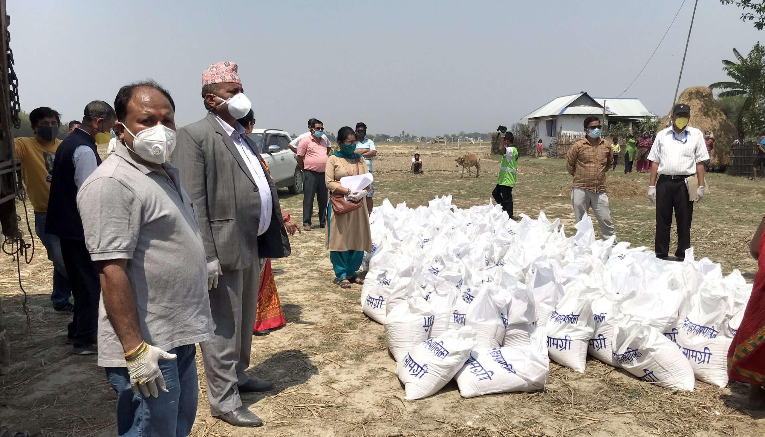 महानगरद्वारा राहत वितरण सुरु
