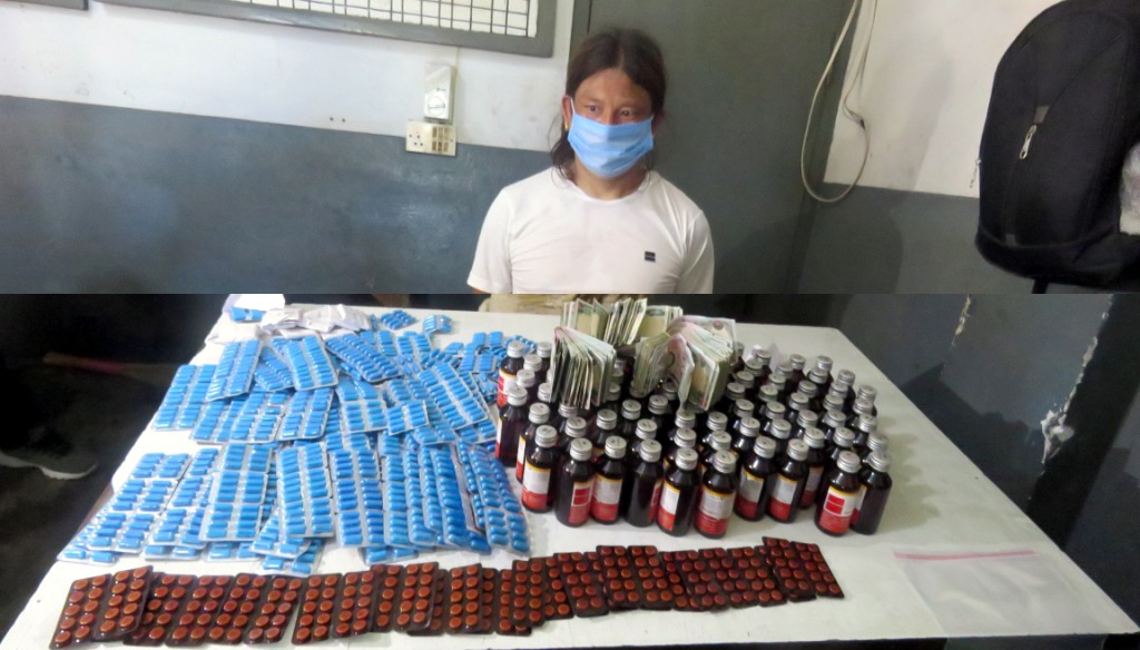 नगद र लागू औषधसहित पक्राउ