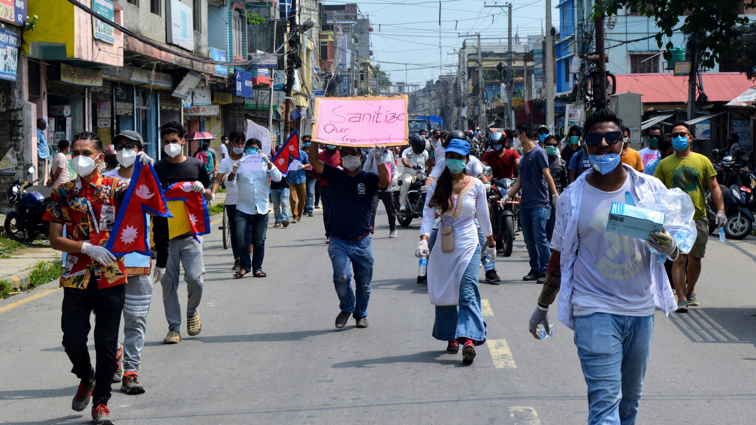 १० अर्बको हिसाब माग गर्दै सरकार विरुद्ध युवाहरु : (फोटो फिचर)