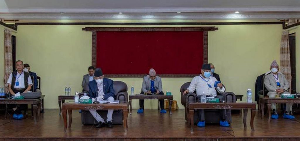 स्थायी समितिका २१ जना नेताले धारणा राखेपछि बैठक स्थगित