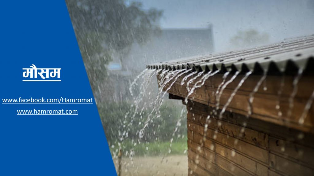 आजको मौसम पुर्वानुमान