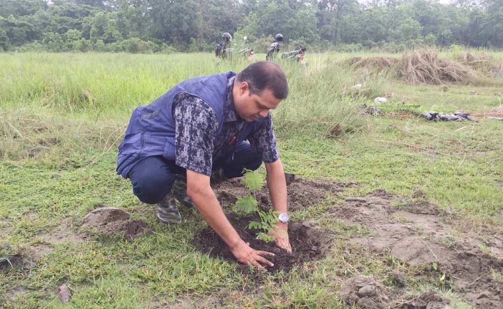 मोरङमा १ सय १८ हेक्टर जग्गामा वृक्षारोपण