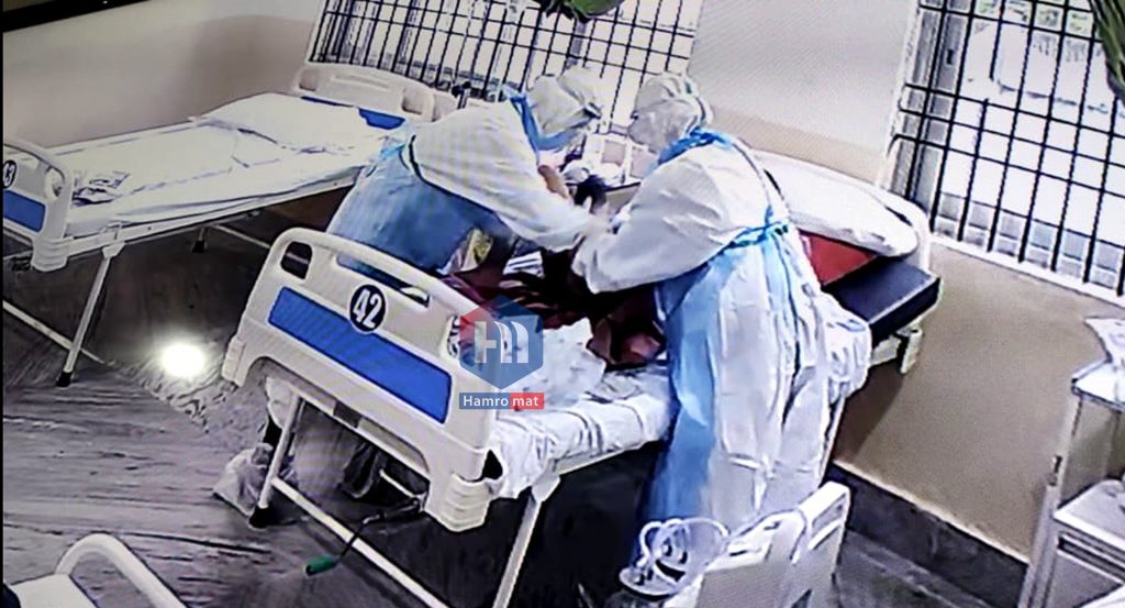 कोभिड अस्पतालमा संक्रमितको प्रसुति शल्यक्रिया