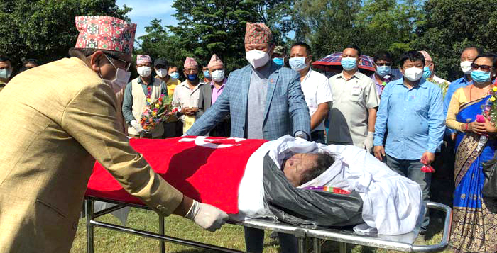 हतुवागढीकी उपाध्यक्षलाई धरानमा श्रद्धाञ्जली