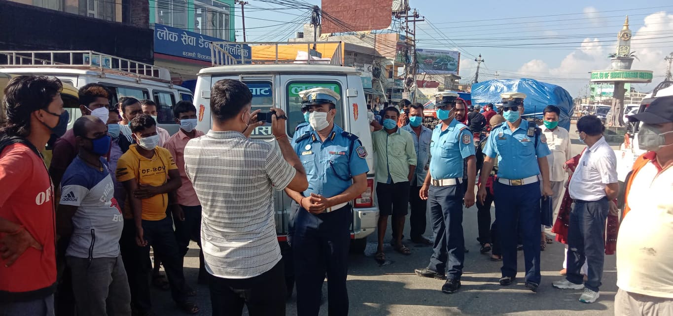 मापदण्ड पुरा नगर्ने सवारी साधन कारवाहीमा