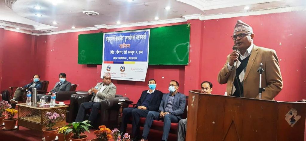 प्रदेश १ का ६९ स्थानीय तहमा अपाङ्गता रोकथाम कार्यक्रम