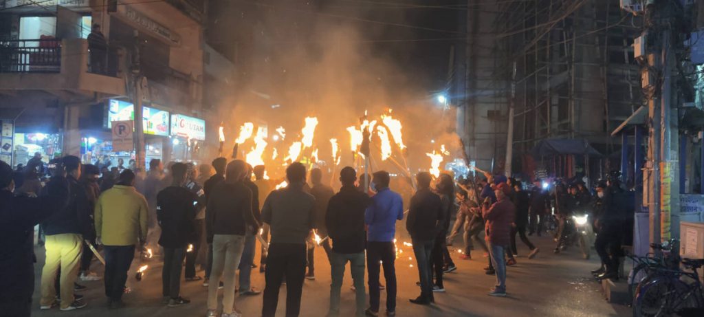 राष्ट्रिय युवा संघले निकाल्यो राँके जुलुस (फोटो)