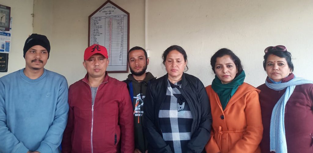 विराटनगर स्थित पार्टी कार्यालयबाट पाँच जना पक्राउ