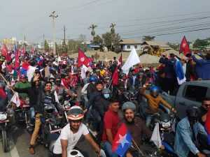 ‘प्रतिगामी षड्यन्त्र’ विरुद्ध मोरङमा आज एमालेको मोटरसाइकल र्‍याली