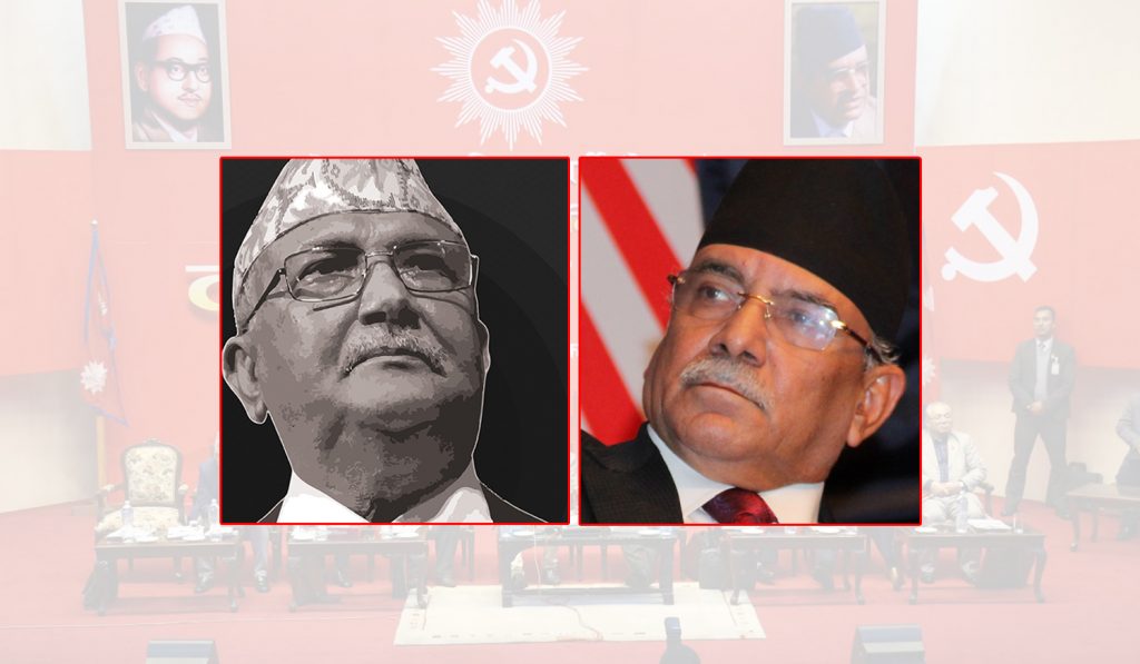 नेकपा संसदीय दल विभाजित