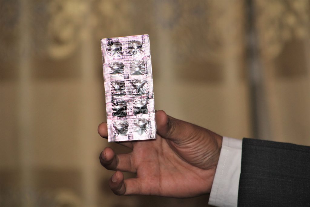 रक्तअल्पताबाट जोगाउन आइरन चक्की