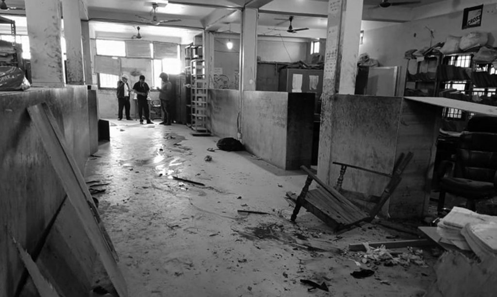 लाहानमा बम विष्फोट हुँदा ८ जना घाइते