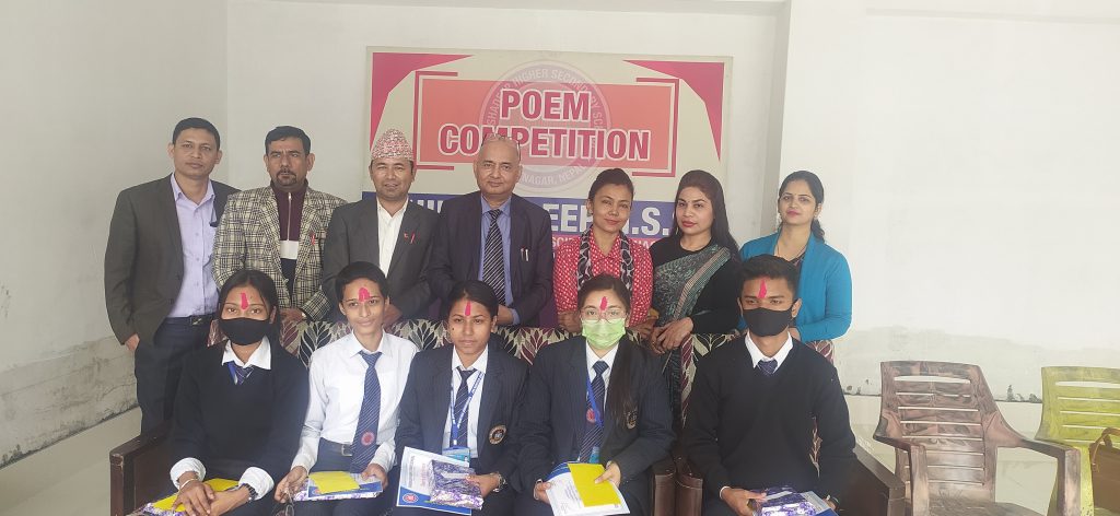 कविता प्रतियोगितामा अस्मिता प्रथम