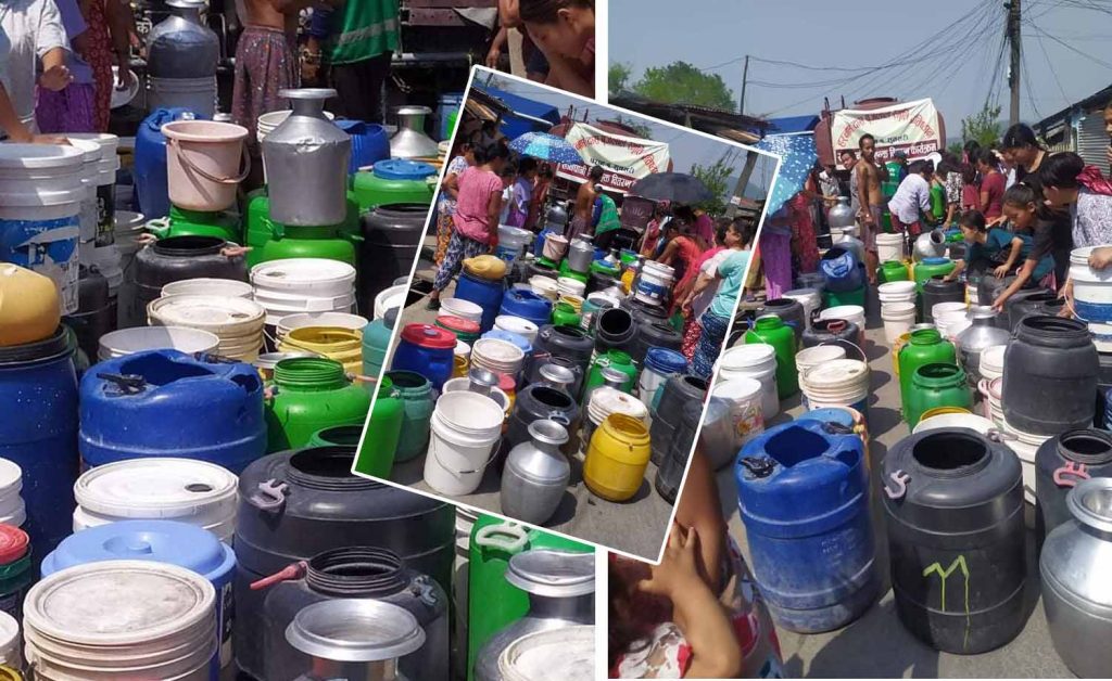 काकाकुल धरान : खानेपानीको हाहाकार