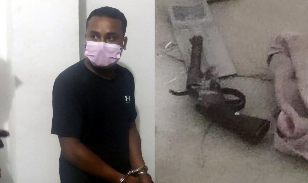 हार्डवेयरको गोदाममा पेस्तोल, एकजना पक्राउ