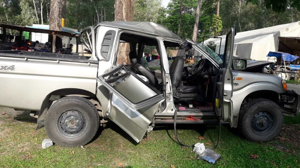पथरीमा मध्यराति दुर्घटना, दुई जनाको मृत्यु