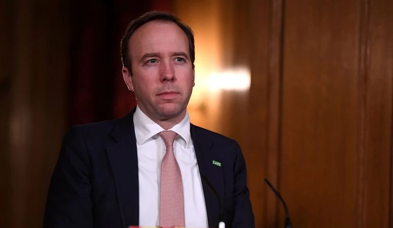 कोभिड मापदण्ड तोडेपछि बेलायती स्वास्थ्य मन्त्रीले दिए राजीनामा