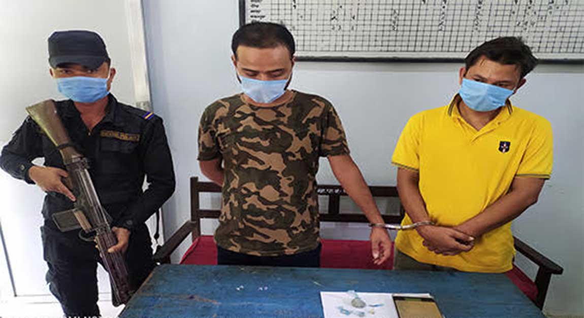 ब्राउन सुगरसहित चारजना पक्राउ