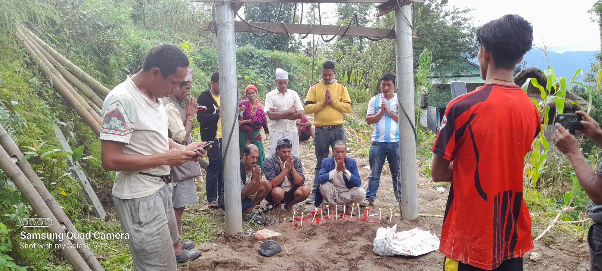 कुदाककाउले ताँबुमा पुग्यो बिजुली, स्थानीयमा खुसीयाली