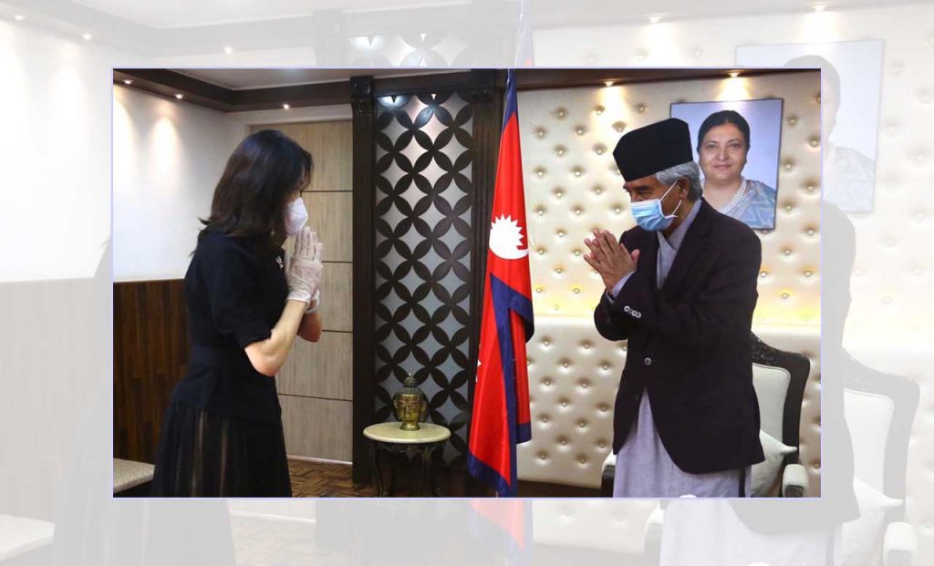 चीनद्वारा देउवालाई बधाई, थप १६ लाख खोप अनुदान दिने