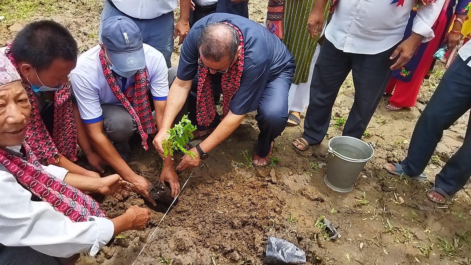 कानेपोखरीमा वृक्षारोपणको भव्य उद्घाटन