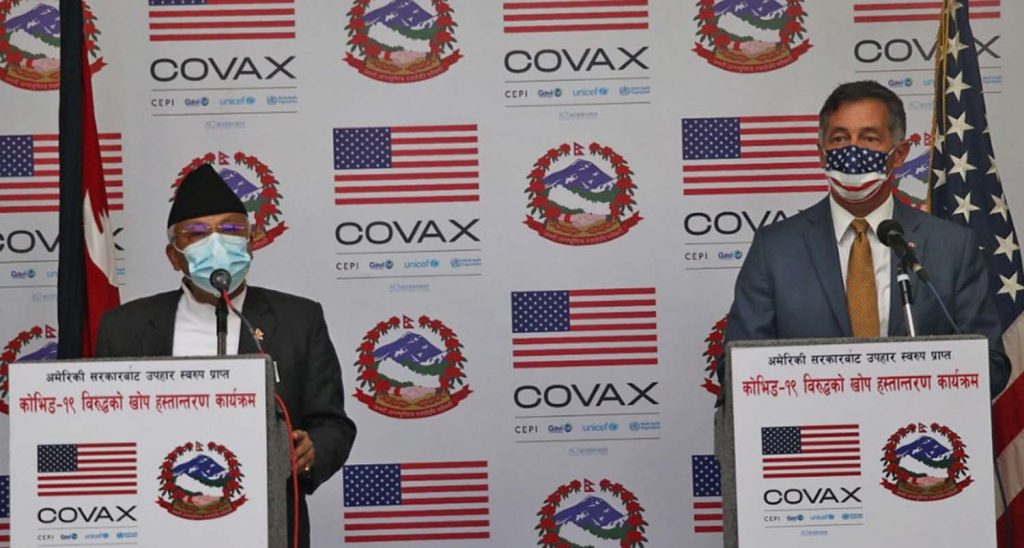 अमेरिकाले दिएको १५ लाख डोज जोनसनको कोरोना खोप काठमाडौं आइपुग्यो