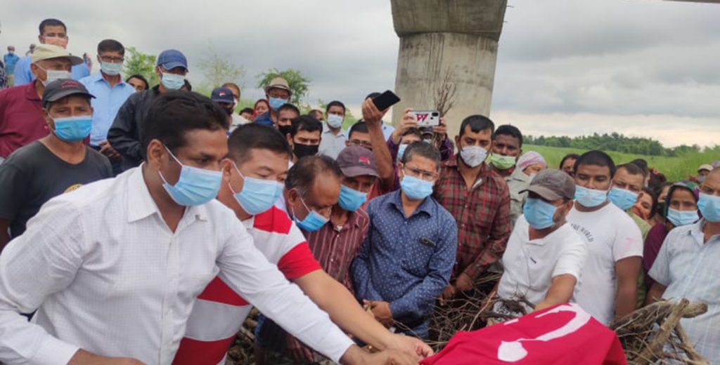 रंगेली नगरपालिका उपमेयर खराललाई पति वियोग