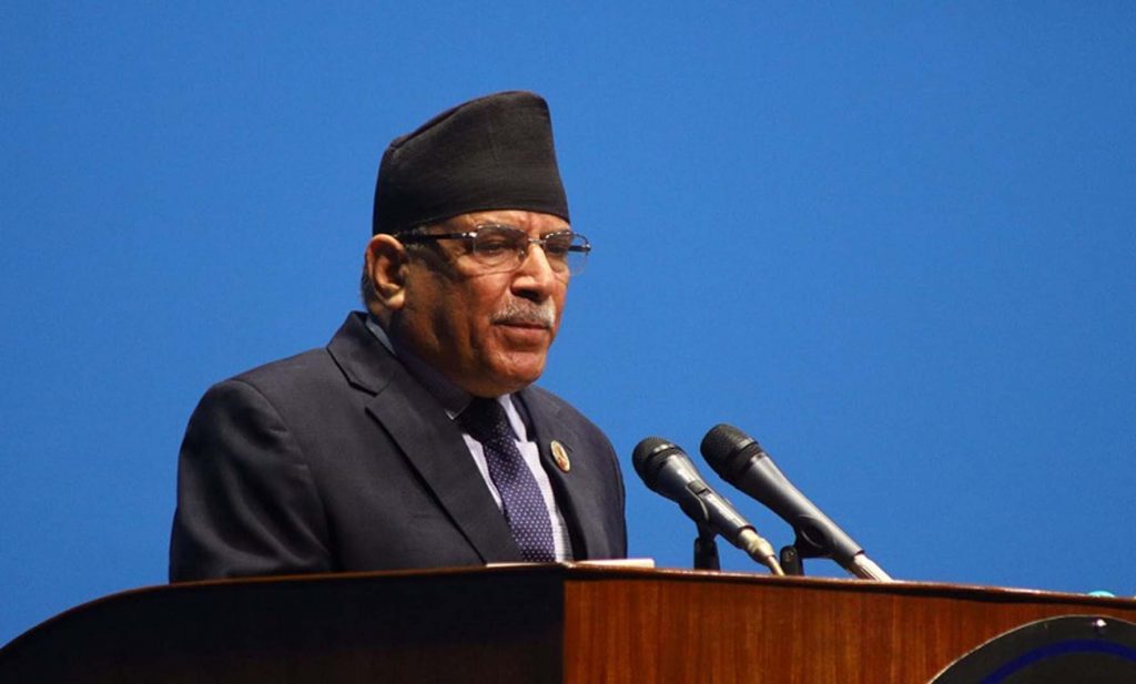 ओली अहिले पनि प्रतिगमनकै बाटोमा छन् : प्रचण्ड