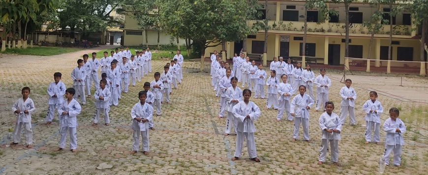 कानेपोखरीमा तेक्वाण्डोको ग्रेडिङ्ग