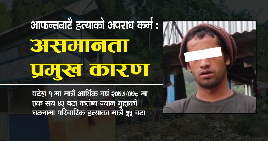 आफन्तबाटै हत्याको अपराध कर्म : असमानता प्रमुख कारण