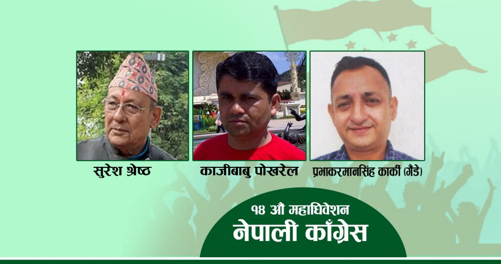 काङग्रेस महाधिवेशन : विराटनगर ५ को सभापतिको दाबेदार चार जना