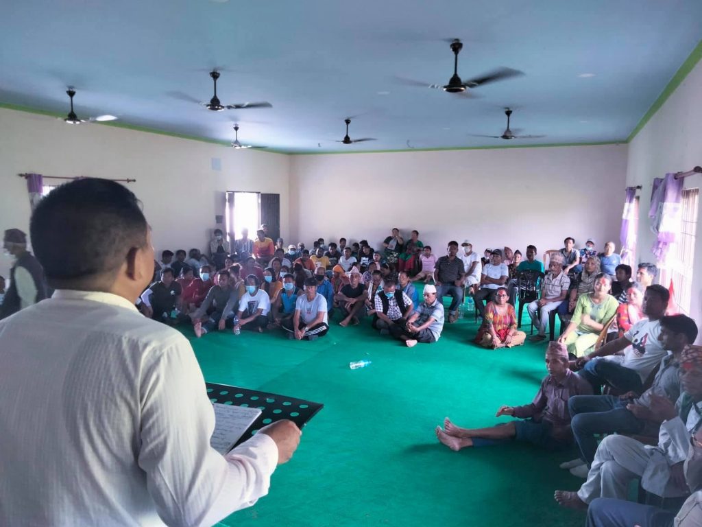 केराबारीका ७ वडामा एकैदिन माओवादीले बनायो संगठन