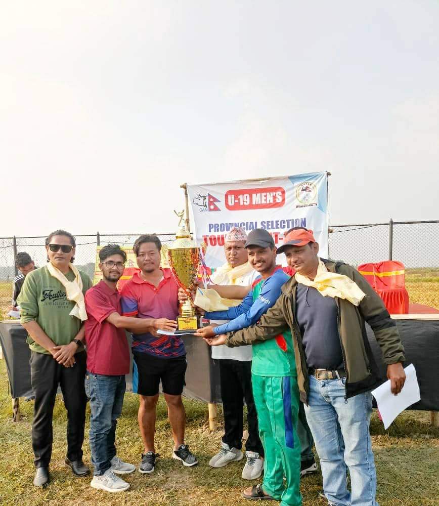 प्रदेशस्तरीय क्रिकेटको उपाधि झापालाई