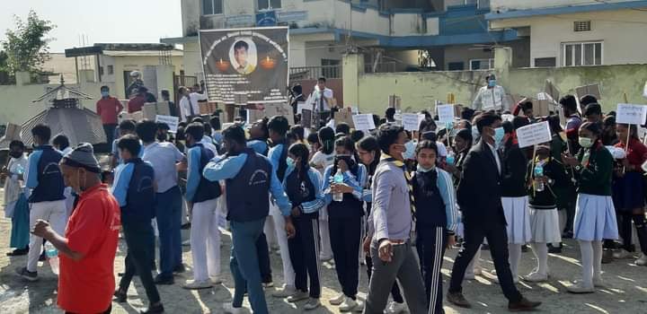 निश्चलको रहस्मय मृत्यु प्रकरण : सत्यतथ्य सार्वजनिक माग राख्दै विद्यार्थी सडकमा