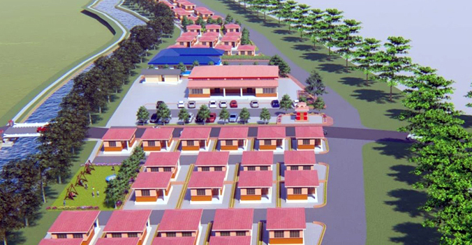 ओलीले शिलान्यास गरेको बस्ती अलपत्र