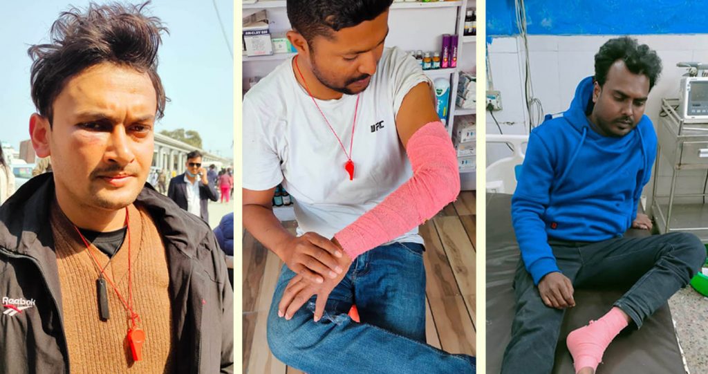 नोबेलमा आन्दोलनरत विद्यार्थी र सुरक्षा गार्डबीच झडप, चार विद्यार्थी घाइते