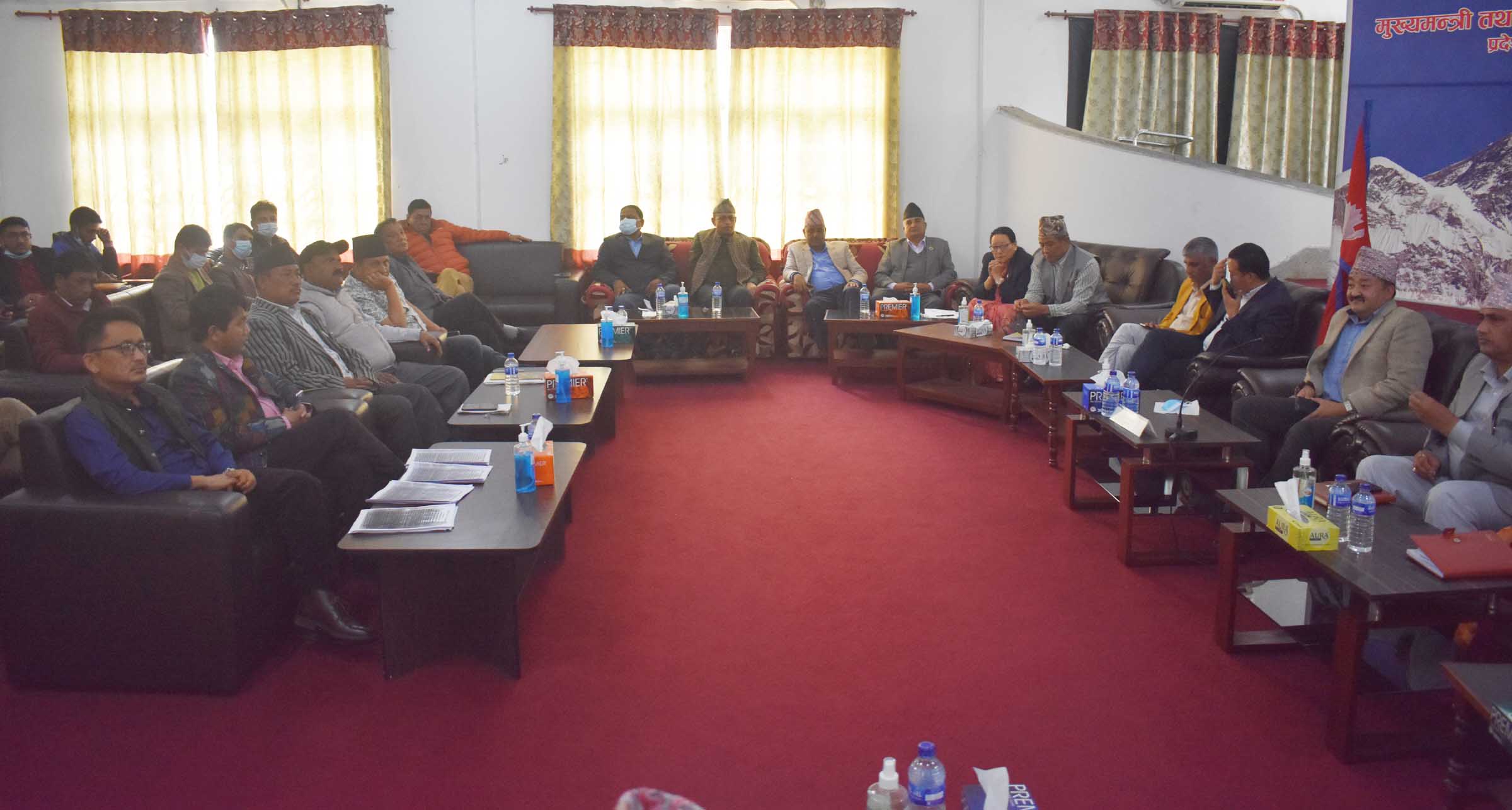 प्रदेश १ नामकरण : तत्काल नामाकरण गर्नुपर्नेमा सबै सहमत