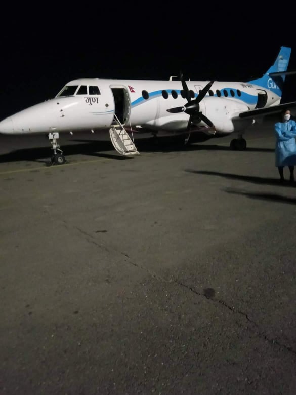 गुण एयरमा चरा ठोकियो, विराटनगरमा आकस्मिक अवतरण