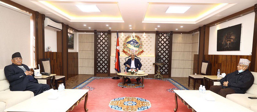 प्रधानमन्त्रीले भने, ‘अब एमसीसी टेबल गरौँ’, प्रचण्ड–माधवको जवाफ, ‘हुन्न’