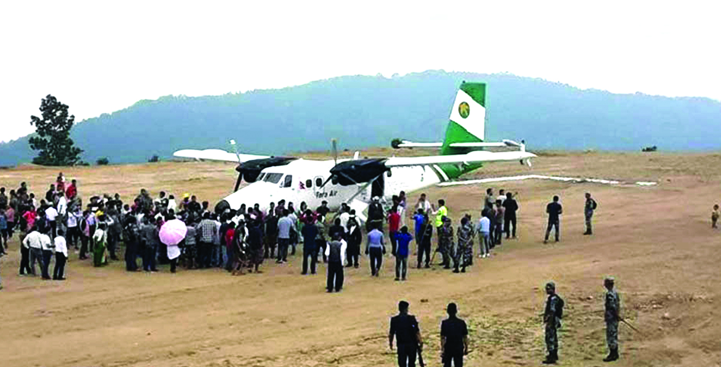 इलामको सुकिलुम्बा विमानस्थलमा व्यावसायिक उडान सुरु