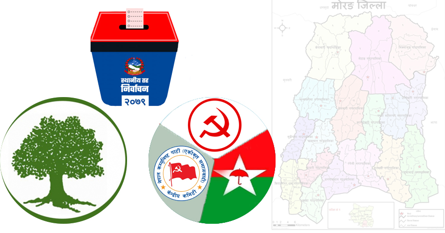 मोरङमा काँग्रेसबाहेकको गठबन्धन बन्ने