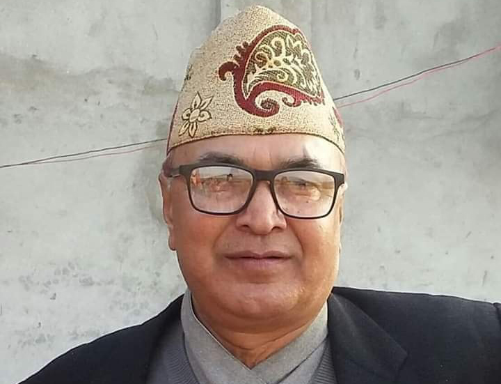 एमाले नेता घिमिरेद्वारा रुँदैरुँदै पार्टी परित्याग