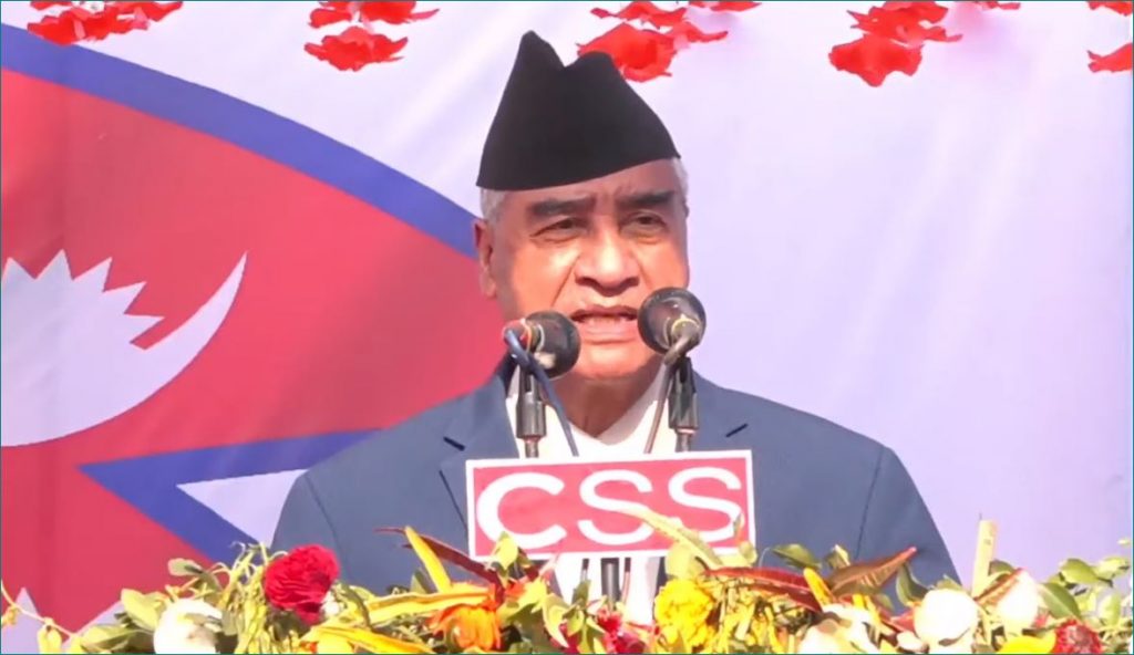 गठबन्धनलाई अप्ठ्यारो पर्ने काम कांग्रेसले गर्नु हुँदैन प्रधानमन्त्री : देउवा