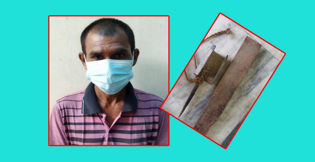 मोरङको जहदामा श्रीमति हत्या गरेको पाँच दिनपछि श्रीमान पक्राउ