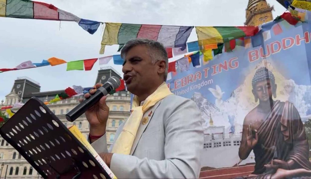 लण्डनमा मन्त्री कार्की : बुद्ध जन्मस्थानबारेका भ्रम अन्त्य भए