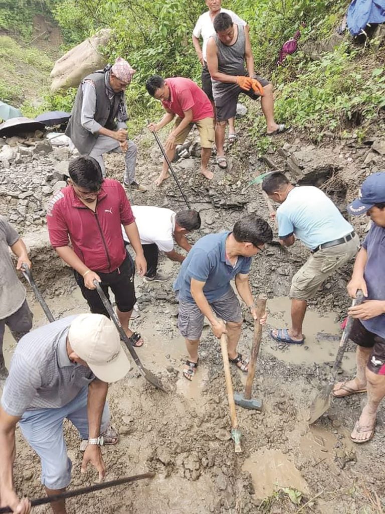 निशाने दोभानमा रिजर्भ ट्याङ्की निर्माण सुरु